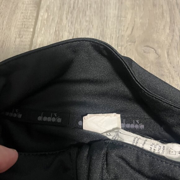 Diadora Athletic Running Jacket Zip Up Black Women’s Extra Large - Picture 3 of 8